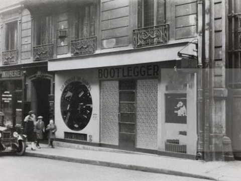BOOTLEGGER BAR FRANCESE ISPIRATO AL PROIBIZIONISMO PARIGI 1930