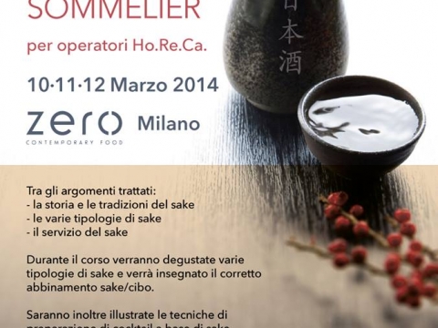 SAKE SOMMELIER CORSO