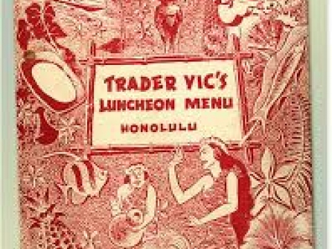 TRADER VIC HONOLULU MENU