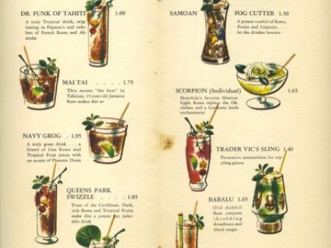 TRADER VIC MENU SEATTLE